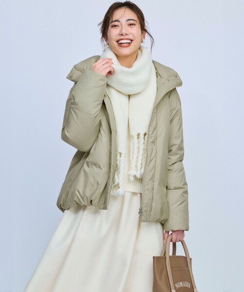 23区 L(ニジュウサンクオオキイサイズ)の「ウールカシミヤ パフスリーブ ニット(ニット/セーター・レディース・スモーキーグリーン系/スカイブルー系/ライトイエロー系/ピンク系/ライトグレー系・46/44)」の20枚目の写真