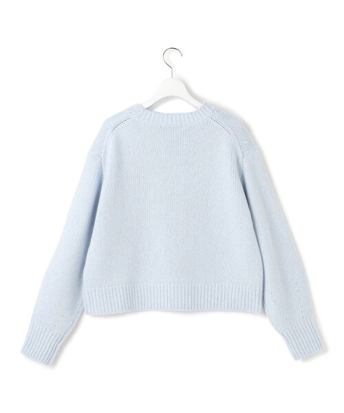 23区 L(ニジュウサンクオオキイサイズ)の「ウールカシミヤ パフスリーブ ニット(ニット/セーター・レディース・スモーキーグリーン系/スカイブルー系/ライトイエロー系/ピンク系/ライトグレー系・46/44)」の14枚目の写真