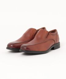 Clarks（クラークス）の「Clarks クラークス STEADWELL STEP【本革】メンズビジネスシューズ スリッポン スワローモカ ヴァンプ ドレス(ステッドウェルステップ) 26184684（ドレスシューズ）」