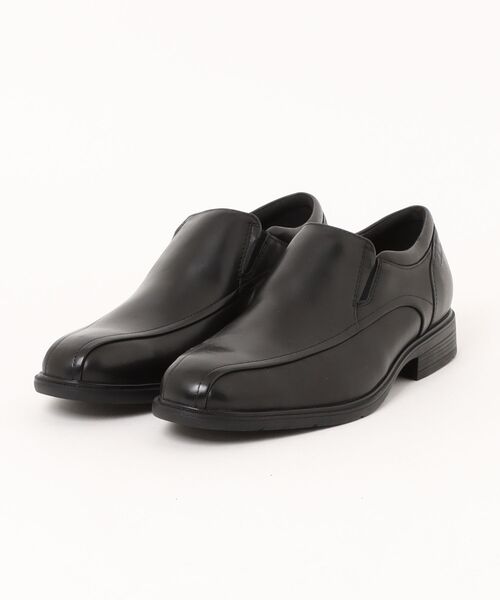 Clarks(クラークス)の「Clarks クラークス STEADWELL STEP【本革】メンズビジネスシューズ スリッポン スワローモカ ヴァンプ ドレス(ステッドウェルステップ) 26184684(ドレスシューズ・メンズ・ブラウン/ブラック・24.5cm/25.0cm/25.5cm/26.0cm/26.5cm/27.0cm/27.5cm/28.0cm)」の2枚目の写真