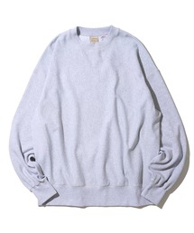 TETE HOMME（テットオム）の「【Goodwear/グッドウェア】12オンス USAコットン 無地 オーバーサイズクルーネックスウェットプルオーバー（スウェット）」