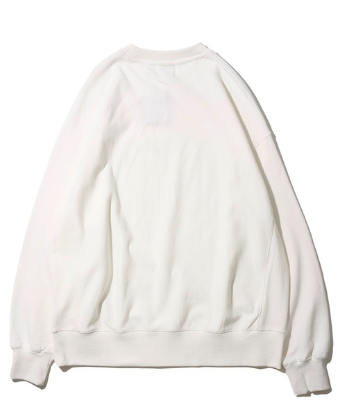 TETE HOMME(テットオム)の「【Goodwear/グッドウェア】12オンス USAコットン 無地 オーバーサイズクルーネックスウェットプルオーバー(スウェット・メンズ・ブラック/グレー/オフホワイト/ネイビー/カーキ・MEDIUM/LARGE/SMALL)」の7枚目の写真