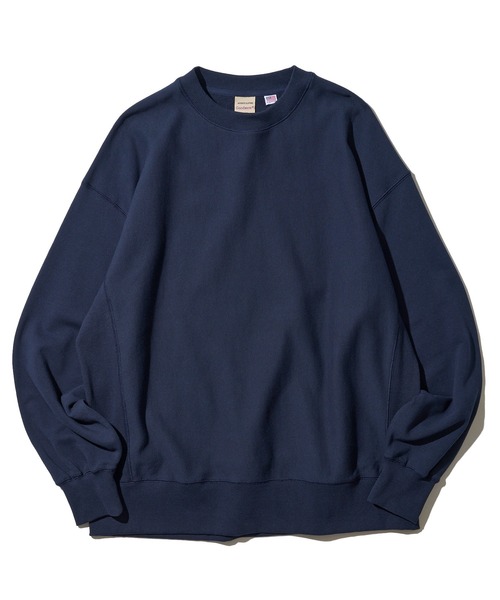 TETE HOMME(テットオム)の「【Goodwear/グッドウェア】12オンス USAコットン 無地 オーバーサイズクルーネックスウェットプルオーバー(スウェット・メンズ・ブラック/グレー/オフホワイト/ネイビー/カーキ・MEDIUM/LARGE/SMALL)」の14枚目の写真