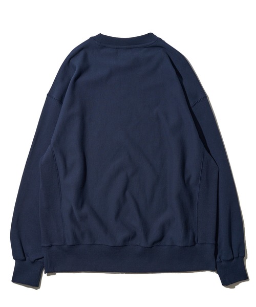 TETE HOMME(テットオム)の「【Goodwear/グッドウェア】12オンス USAコットン 無地 オーバーサイズクルーネックスウェットプルオーバー(スウェット・メンズ・ブラック/グレー/オフホワイト/ネイビー/カーキ・MEDIUM/LARGE/SMALL)」の15枚目の写真