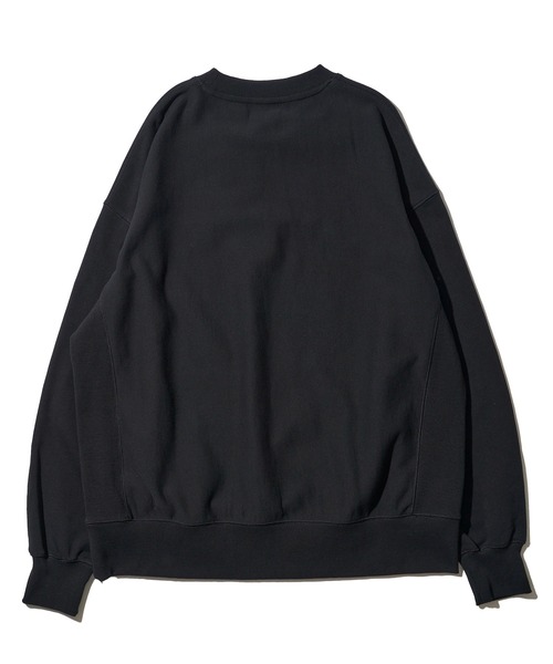 TETE HOMME(テットオム)の「【Goodwear/グッドウェア】12オンス USAコットン 無地 オーバーサイズクルーネックスウェットプルオーバー(スウェット・メンズ・ブラック/グレー/オフホワイト/ネイビー/カーキ・MEDIUM/LARGE/SMALL)」の9枚目の写真