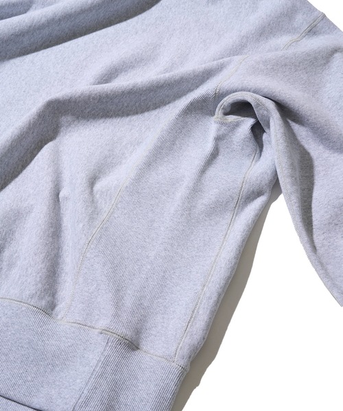 TETE HOMME(テットオム)の「【Goodwear/グッドウェア】12オンス USAコットン 無地 オーバーサイズクルーネックスウェットプルオーバー(スウェット・メンズ・ブラック/グレー/オフホワイト/ネイビー/カーキ・MEDIUM/LARGE/SMALL)」の16枚目の写真