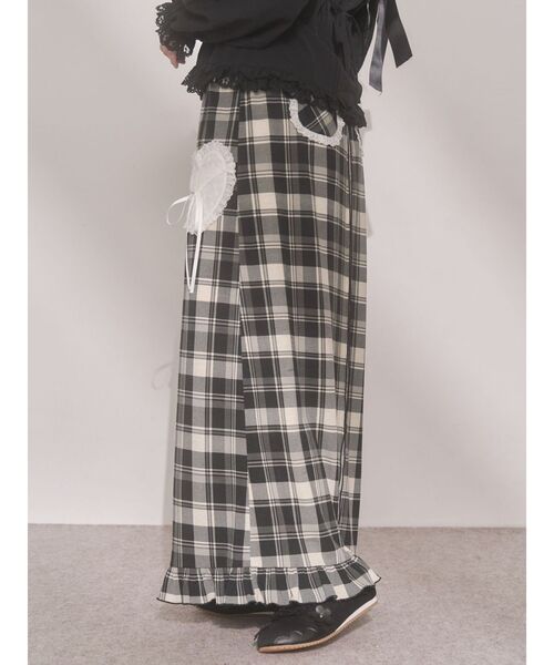 merry jenny（メリージェニー）の「message heart skirt（スカート・レディース・グリーン/ベージュ/ブラック・FREE）」の13枚目の写真