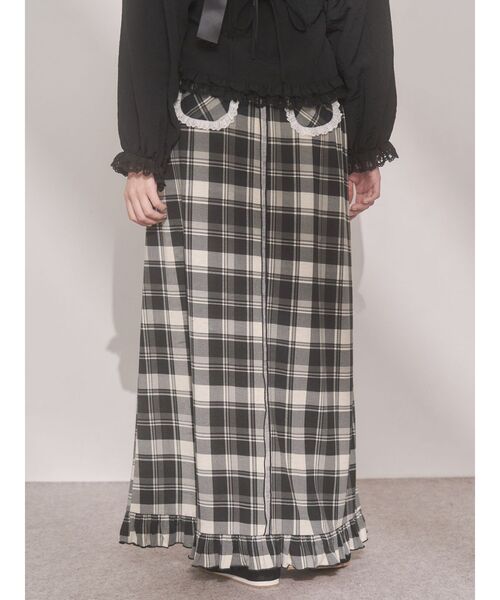 merry jenny（メリージェニー）の「message heart skirt（スカート・レディース・グリーン/ベージュ/ブラック・FREE）」の14枚目の写真