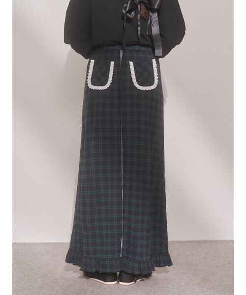 merry jenny（メリージェニー）の「message heart skirt（スカート・レディース・グリーン/ベージュ/ブラック・FREE）」の18枚目の写真