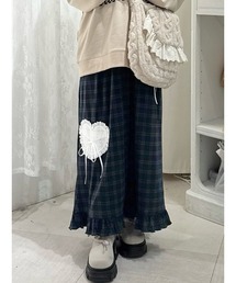 merry jenny | message heart skirt(スカート)