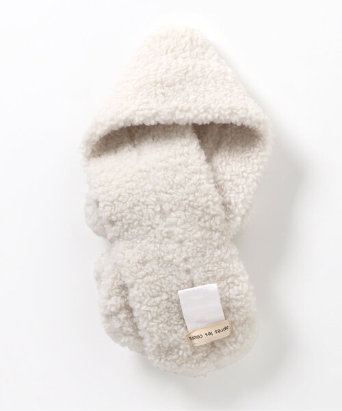 apres les cours（アプレレクール）の「tiny bear　マフラー（マフラー・キッズ・アイボリー・120/95）」の7枚目の写真