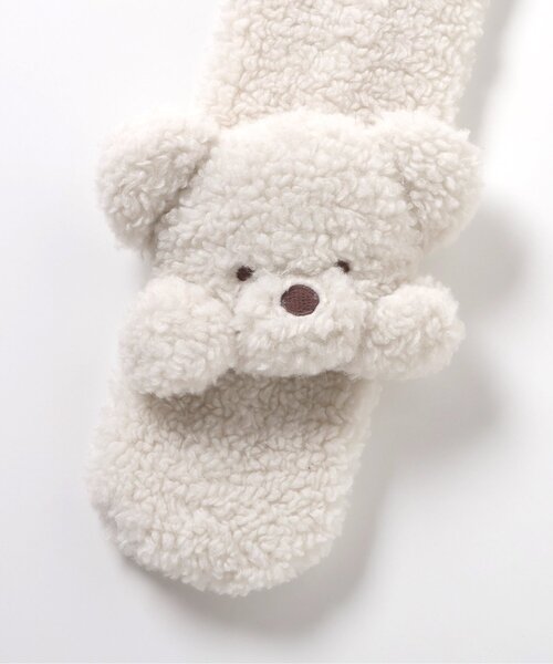 apres les cours（アプレレクール）の「tiny bear　マフラー（マフラー・キッズ・アイボリー・120/95）」の8枚目の写真