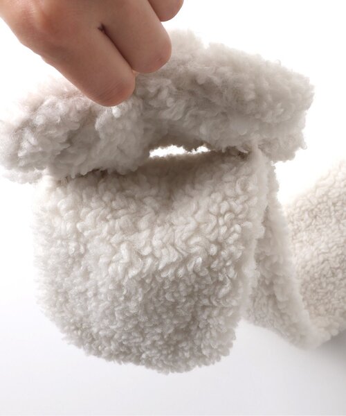 apres les cours（アプレレクール）の「tiny bear　マフラー（マフラー・キッズ・アイボリー・120/95）」の9枚目の写真