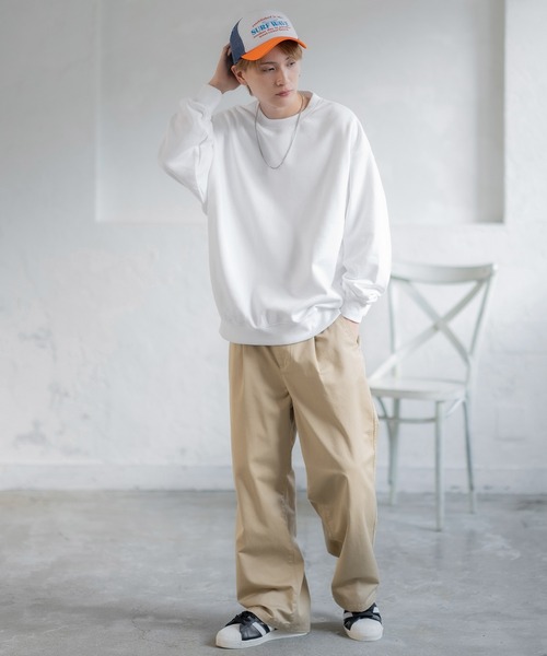 SIDEWAY STANCE（サイドウェイスタンス）の「【SIDEWAY STANCE】無地 スウェット トレーナー（スウェット・メンズ・ブラック/ホワイト/アッシュ/杢グレー・LARGE/MEDIUM/X-LARGE/SMALL）」の17枚目の写真