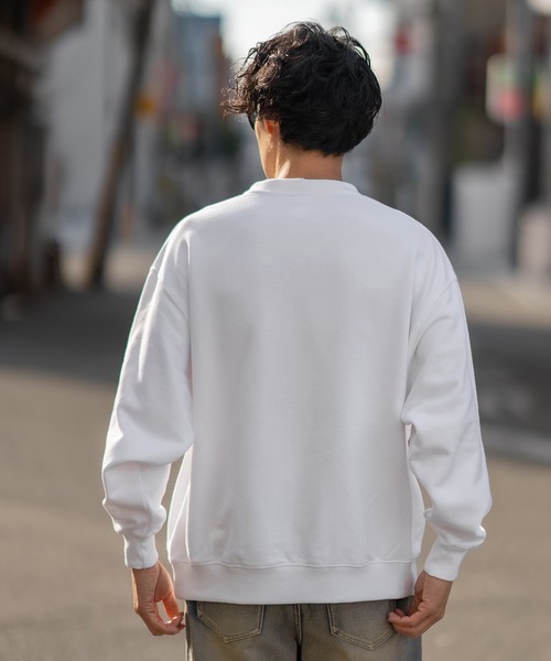SIDEWAY STANCE（サイドウェイスタンス）の「【SIDEWAY STANCE】無地 スウェット トレーナー（スウェット・メンズ・ブラック/ホワイト/アッシュ/杢グレー・LARGE/MEDIUM/X-LARGE/SMALL）」の19枚目の写真