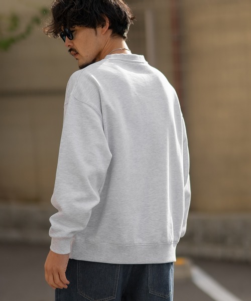 SIDEWAY STANCE（サイドウェイスタンス）の「【SIDEWAY STANCE】無地 スウェット トレーナー（スウェット・メンズ・ブラック/ホワイト/アッシュ/杢グレー・LARGE/MEDIUM/X-LARGE/SMALL）」の8枚目の写真