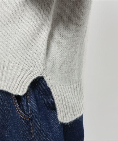 Kastane（カスタネ）の「オフタートルプルオーバー（ニット/セーター・レディース・サーモンピンク/グレー・FREE）」の8枚目の写真