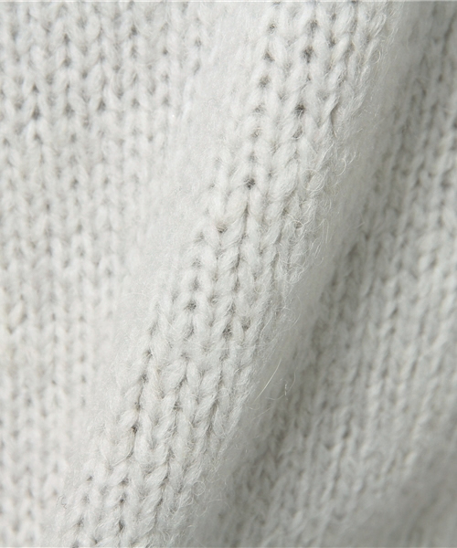 Kastane（カスタネ）の「オフタートルプルオーバー（ニット/セーター・レディース・サーモンピンク/グレー・FREE）」の9枚目の写真