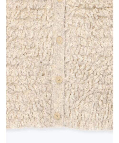 TSUHARU by Samansa Mos2（ツハルバイサマンサモスモス）の「ループ編み前後2WAYニットベスト（ベスト・レディース・キナリ/オレンジ/グレー・F）」の9枚目の写真