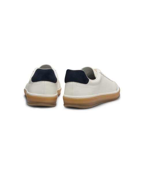 BOSS(ボス)の「BECKHAM x BOSS レザースニーカー スエードトリム(スニーカー・メンズ・ホワイト・41/39/43/45/44/42/40)」の3枚目の写真