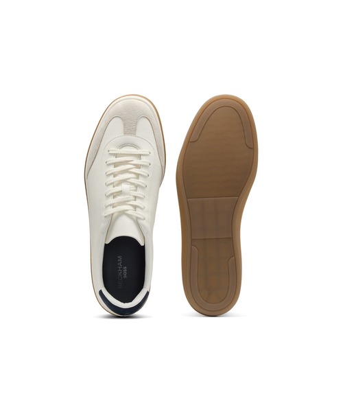 BOSS(ボス)の「BECKHAM x BOSS レザースニーカー スエードトリム(スニーカー・メンズ・ホワイト・41/39/43/45/44/42/40)」の4枚目の写真
