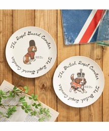 Jubilee（ジュビリー）の「英国犬 ロイヤルデザイン バンブー皿 竹ファイバープレート 2枚セット  20cm（食器）」