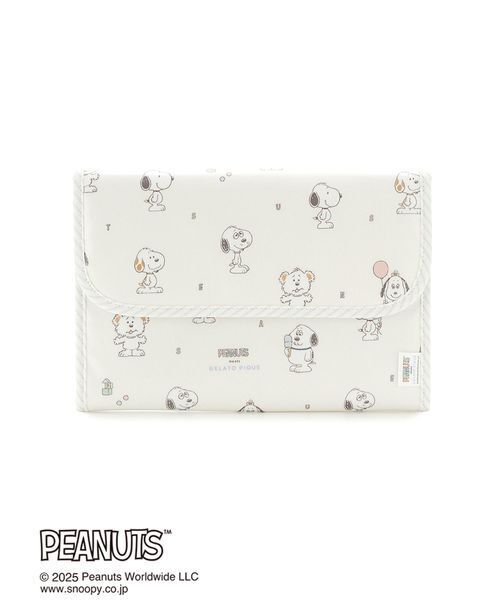 PEANUTS PUPPIES】総柄母子手帳ケースL（マタニティウェア/グッズ