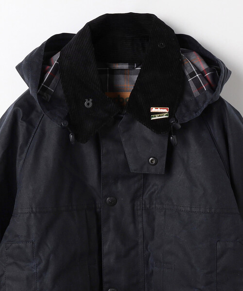 Barbour(バブアー)の「Barbour x Levi's/バブアー × リーバイス Levi's × Barbour os bedale waxjacket(ブルゾン・メンズ・ネイビー・MEDIUM/LARGE)」の4枚目の写真