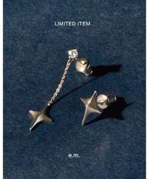 e.m.（イーエム）の「2Psetパールフープピアス/セット/色違い/カップル