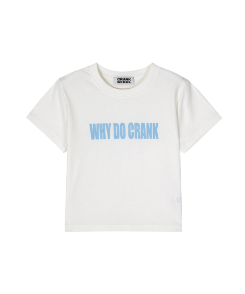 CRANK(クランク)の「ワイドクランクTシャツ_ホワイト(Tシャツ/カットソー・レディース・その他・FREE)」の3枚目の写真