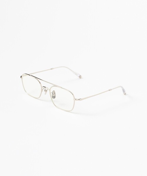Ray BEAMS（レイビームス）の「A.D.S.R. / メガネ "CEDRIC"（サングラス・レディース・シルバー・ONE SIZE）」の4枚目の写真