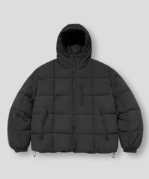 F.ILLUMINATE（フィルミネイト）の「Grid Quilting Hood Padding-Black（ダウンジャケット/コート）」
