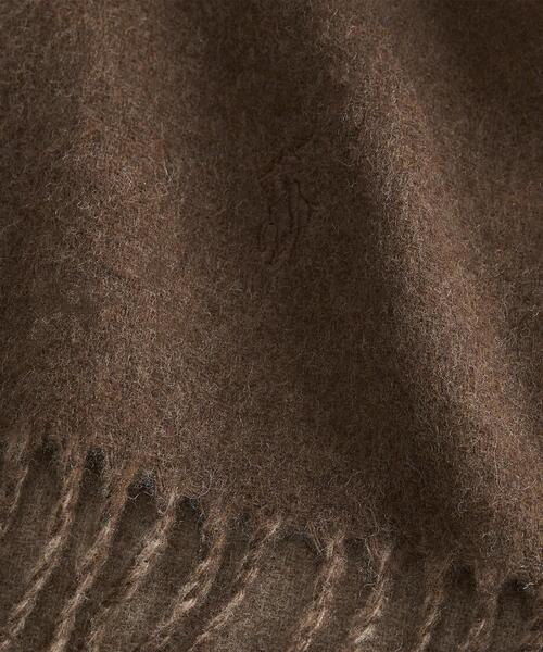 POLO RALPH LAUREN(ポロ ラルフ ローレン)の「リバーシブル ウールブレンド マフラー(マフラー・メンズ・ブラウン・ONE)」の2枚目の写真