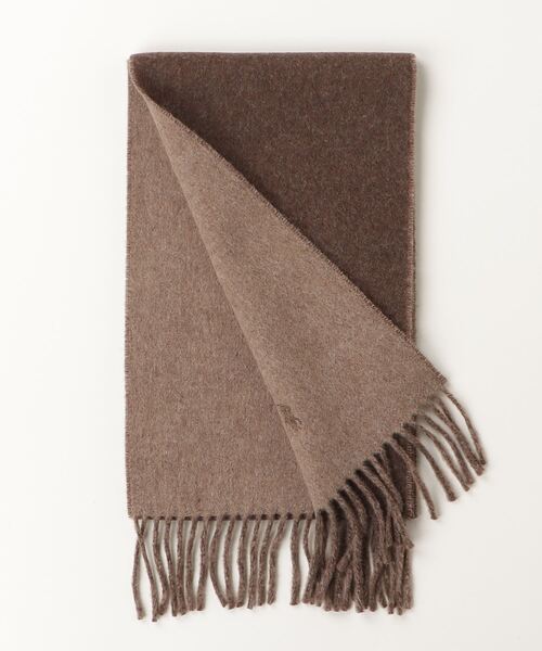 POLO RALPH LAUREN(ポロ ラルフ ローレン)の「リバーシブル ウールブレンド マフラー(マフラー・メンズ・ブラウン・ONE)」の4枚目の写真