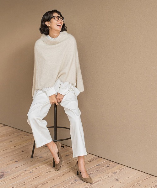 biyori】ケープニット≪手洗い可能≫（ニット/セーター）｜la.f