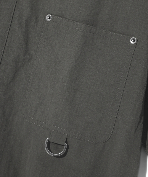 TRILLION(トリリオン)の「ユーティリティリップストップツーポケットワークハーフシャツ(GRAY)(シャツ/ブラウス・レディース・その他・MEDIUM/LARGE)」の8枚目の写真