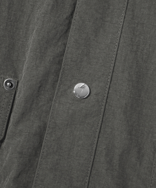 TRILLION(トリリオン)の「ユーティリティリップストップツーポケットワークハーフシャツ(GRAY)(シャツ/ブラウス・レディース・その他・MEDIUM/LARGE)」の9枚目の写真