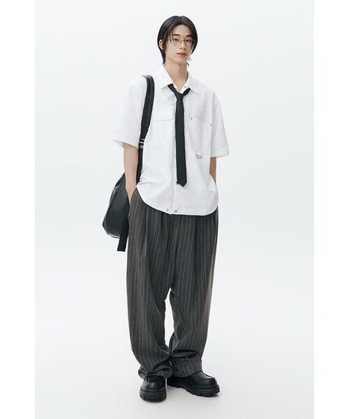 TRILLION(トリリオン)の「ユーティリティリップストップツーポケットワークハーフシャツ(GRAY)(シャツ/ブラウス・レディース・その他・MEDIUM/LARGE)」の15枚目の写真