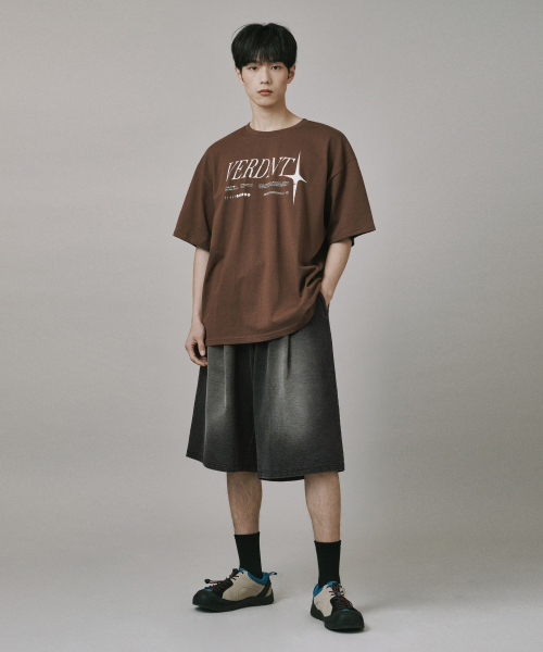 Verdnt（バーダント）の「ワンデニムテリースウェットバミューダショーツ[ブラック]（その他パンツ・レディース・ブラック・SMALL/MEDIUM/LARGE）」の5枚目の写真