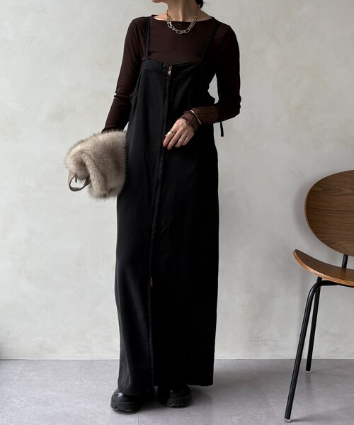 DouDou(ドゥドゥ)の「レースチュール切替シアーTEE(Tシャツ/カットソー・レディース・オフホワイト/ブラック/ブラウン・FREE)」の11枚目の写真