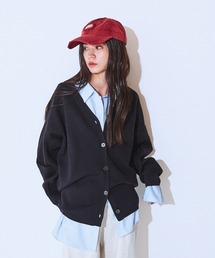 JEANASIS | 12G WジャガードコクーンVニットカーディガン/629913(カーディガン/ボレロ)