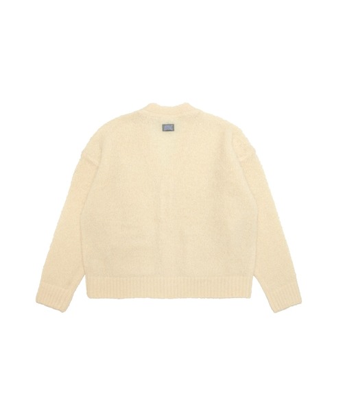 AAPE BY A BATHING APE（エーエイプバイアベイシングエイプ）の「AAPE KNIT CARDIGAN（カーディガン/ボレロ・レディース・ライトパープル・XX-SMALL）」の2枚目の写真