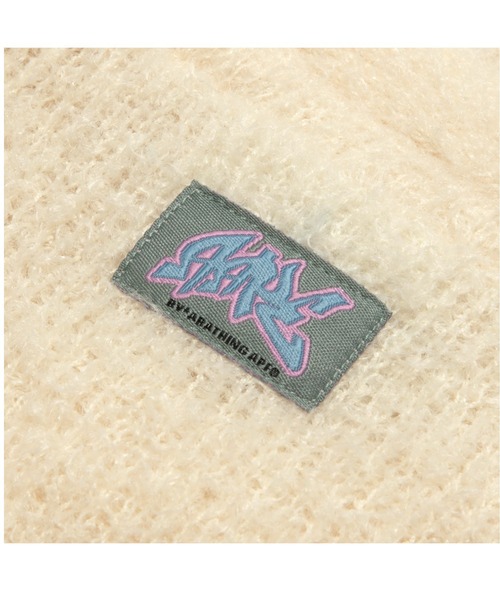 AAPE BY A BATHING APE（エーエイプバイアベイシングエイプ）の「AAPE KNIT CARDIGAN（カーディガン/ボレロ・レディース・ライトパープル・XX-SMALL）」の5枚目の写真