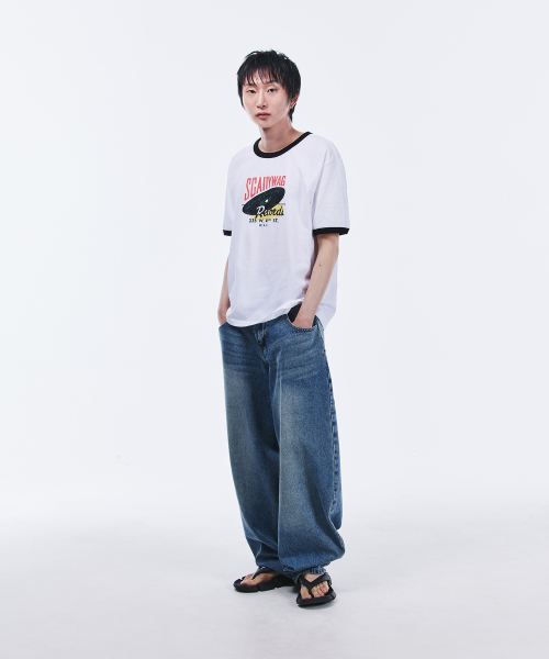 SCALLYWAG（スカリーワグ）の「レコードリンガーTシャツ[ホワイト]（Tシャツ/カットソー・レディース・その他・LARGE）」の8枚目の写真