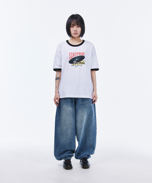 SCALLYWAG（スカリーワグ）の「レコードリンガーTシャツ[ホワイト]（Tシャツ/カットソー・レディース・その他・LARGE）」の13枚目の写真