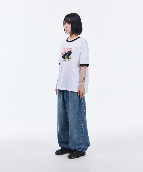 SCALLYWAG（スカリーワグ）の「レコードリンガーTシャツ[ホワイト]（Tシャツ/カットソー・レディース・その他・LARGE）」の15枚目の写真