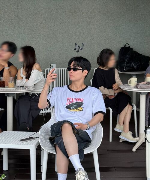 SCALLYWAG（スカリーワグ）の「レコードリンガーTシャツ[ホワイト]（Tシャツ/カットソー・レディース・その他・LARGE）」の19枚目の写真