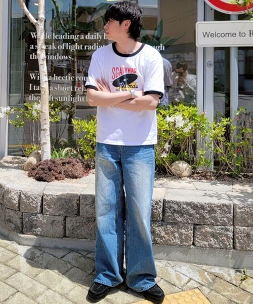 SCALLYWAG（スカリーワグ）の「レコードリンガーTシャツ[ホワイト]（Tシャツ/カットソー・レディース・その他・LARGE）」の22枚目の写真