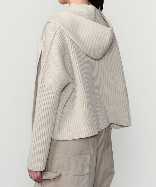 セール】roberto collina | ニット フードマフラー（ストール/ショール