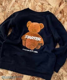 STARTER（スターター）の「【STARTER/スターター】裏起毛 綿タッチ　ピリング防止加工　バックベアプリント ビッグトレーナー（スウェット）」